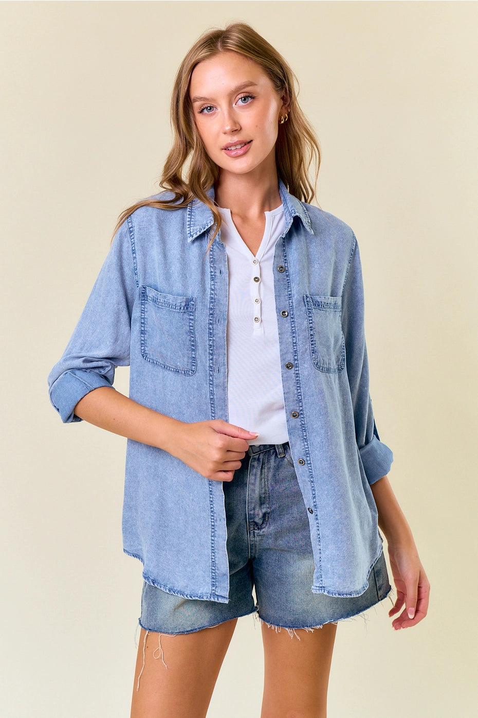 Chambray Denim Shirt
