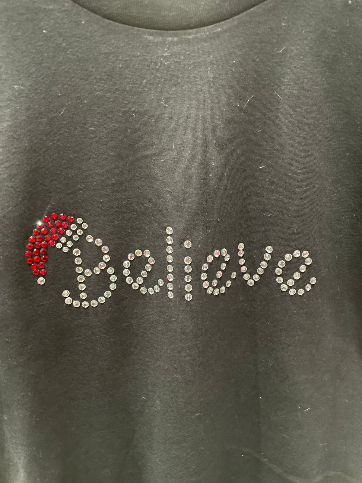 Believe Rhinestone Tee