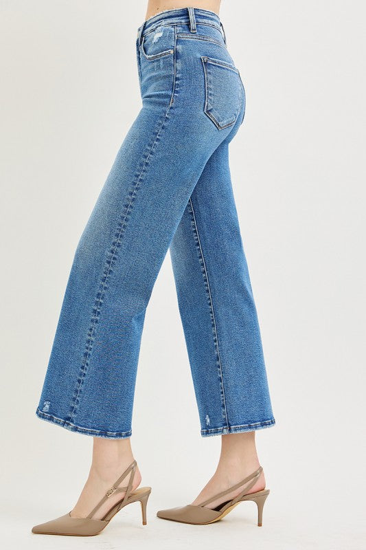Risen High Rise Crop Jeans - Style Junkie Boutique