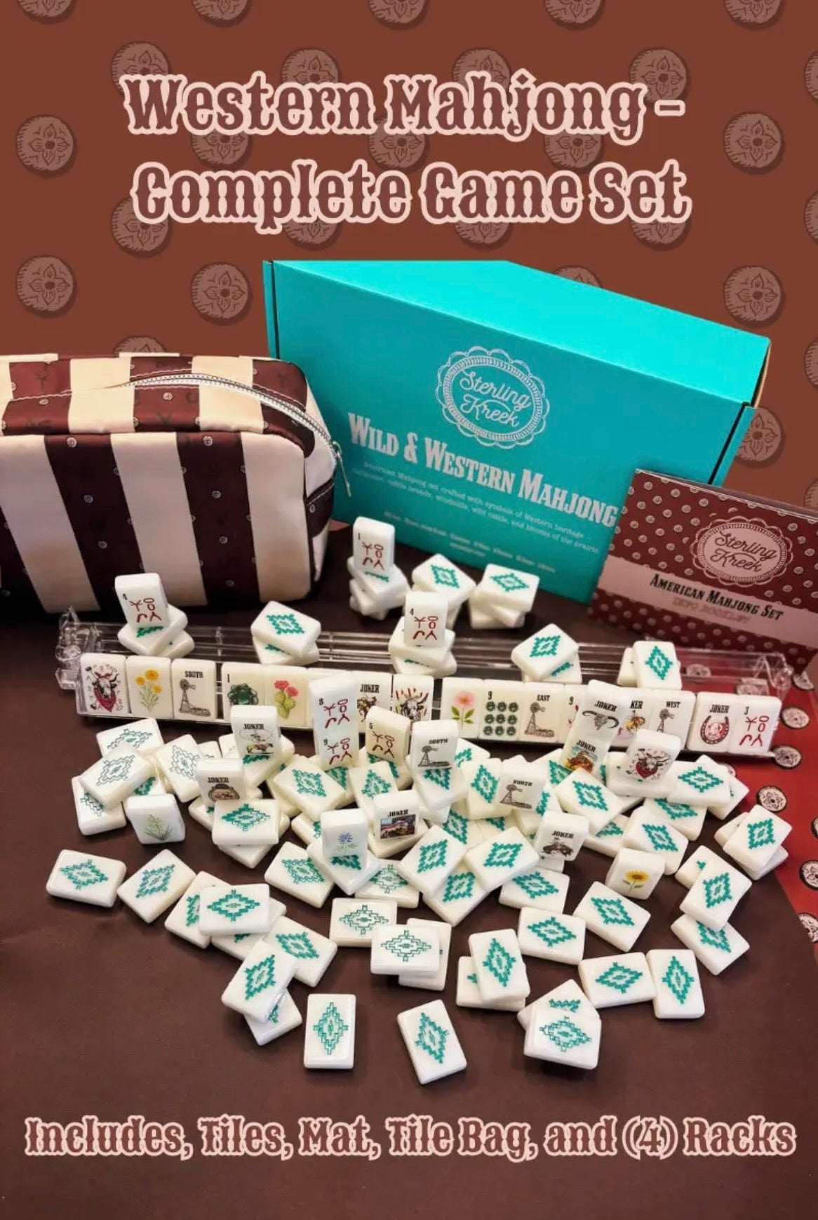 Wild & Western Mahjong Set - Style Junkie Boutique