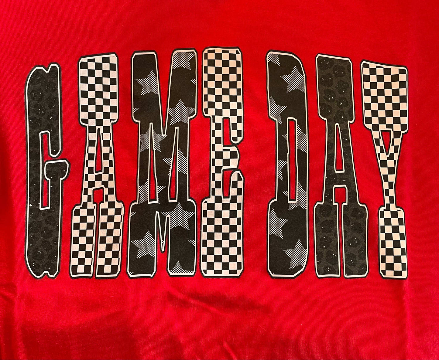 Red Game Day Tee