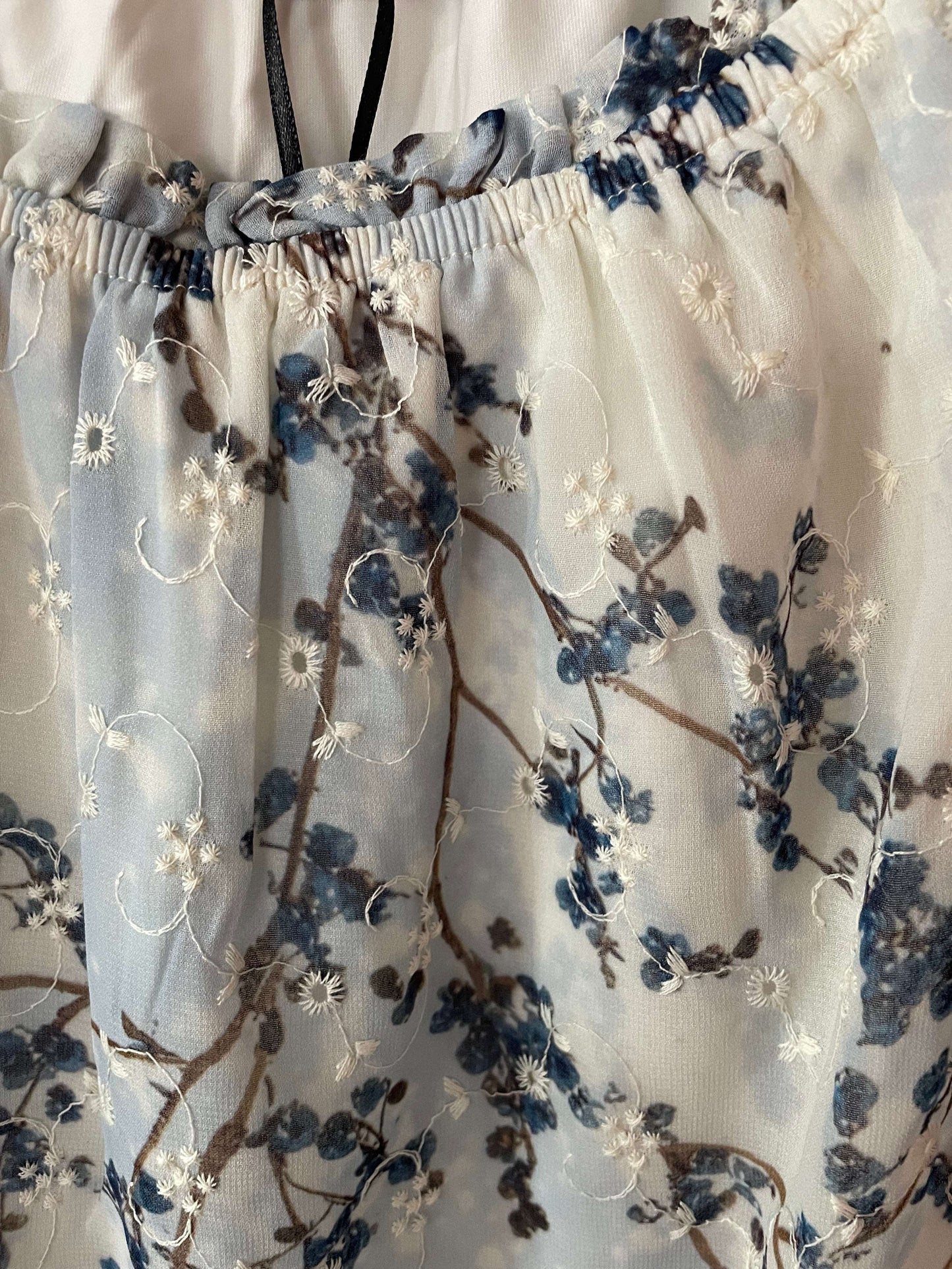 Floral Eyelet Blouse