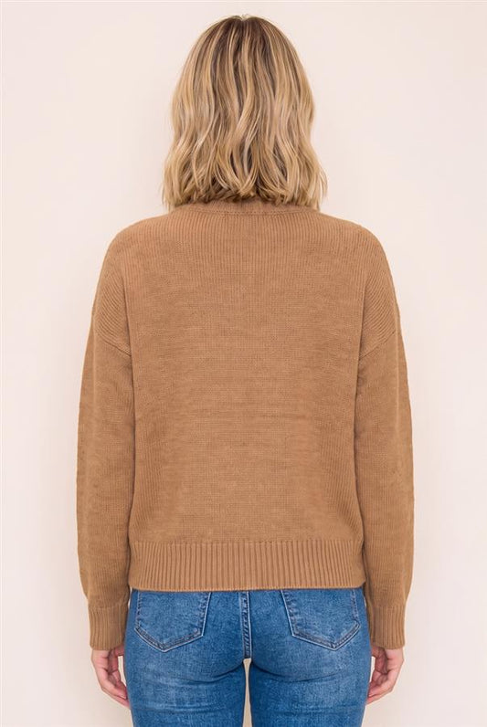 Floral Embroidered Sweater