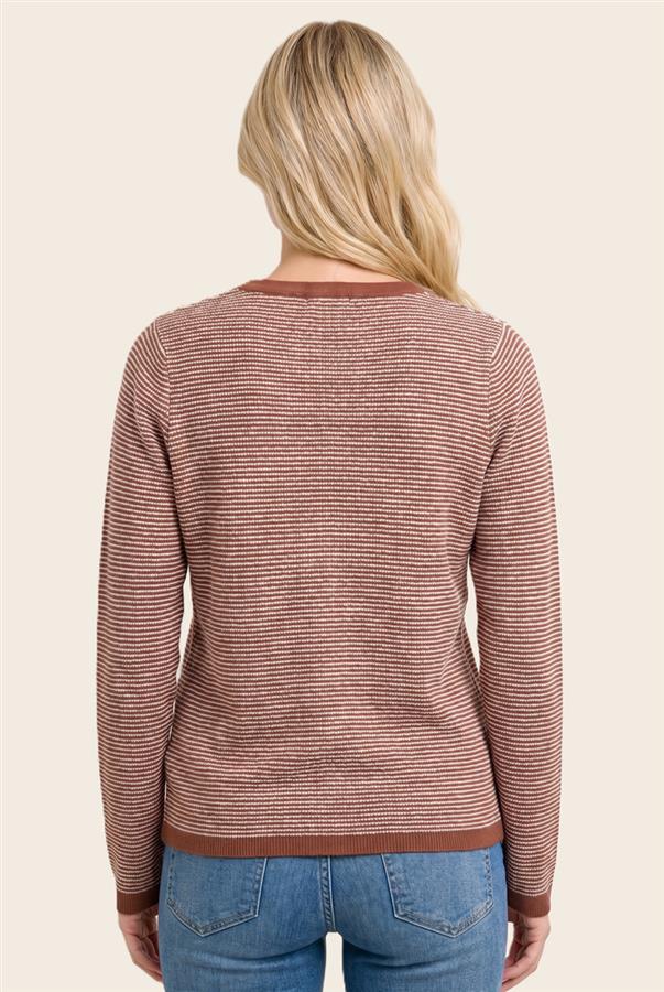 Copper Striped Henley