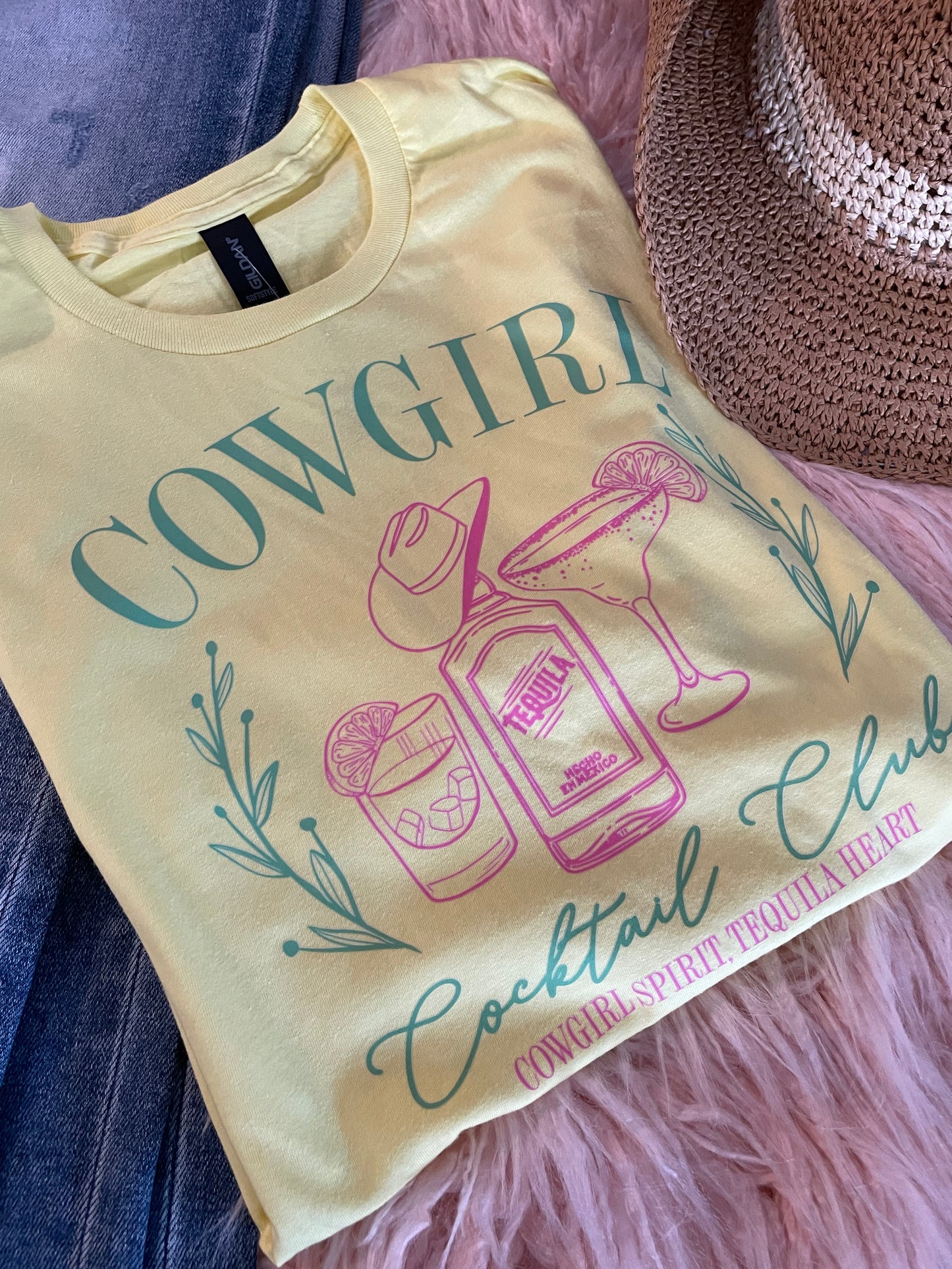 Cowgirl Cocktail Club Tee