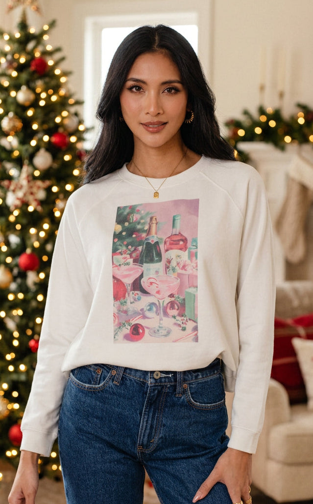 Christmas Cocktails Sweatshirt