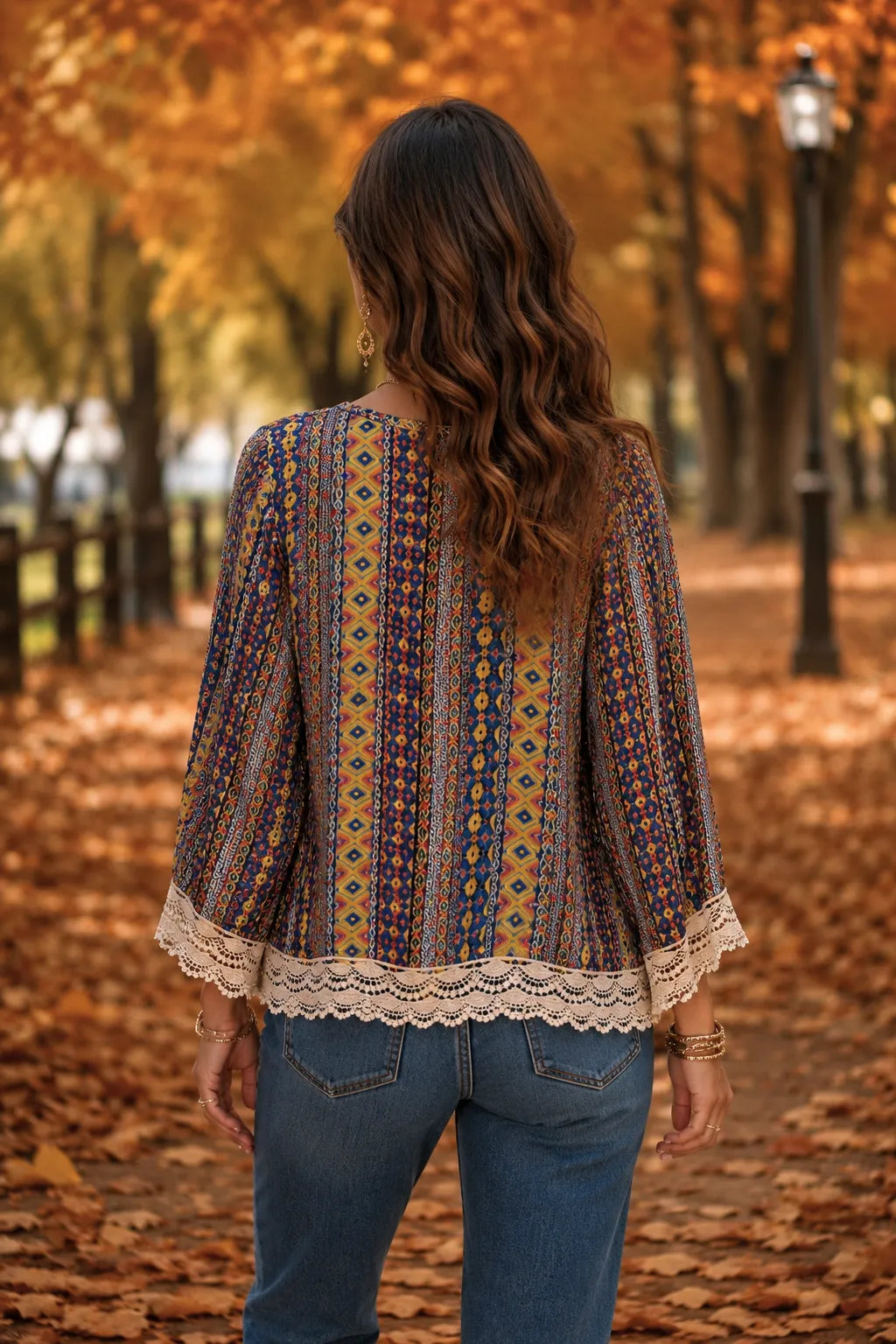 Crochet Trim Blouse