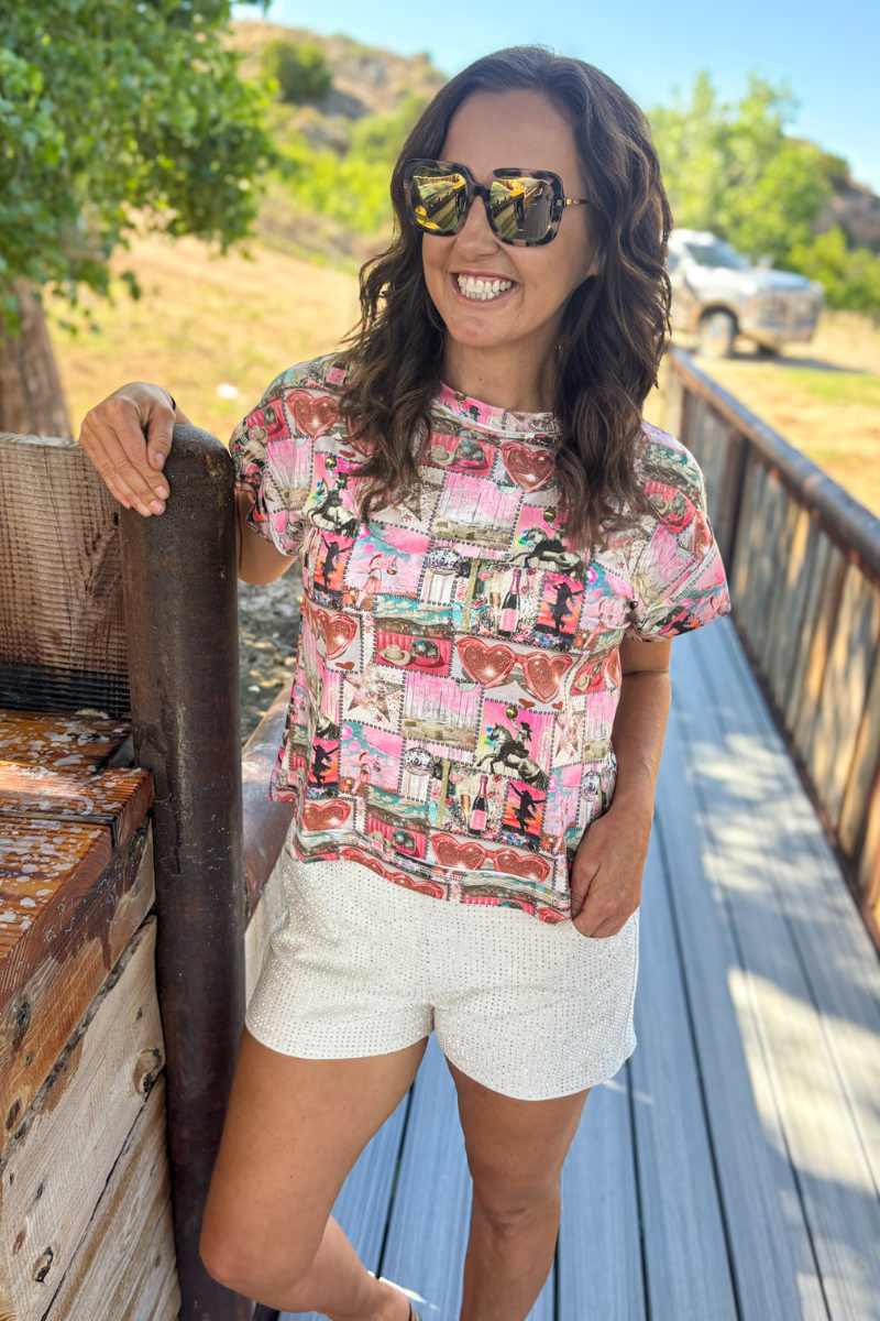 Cowgirl Glitter & Grit Top