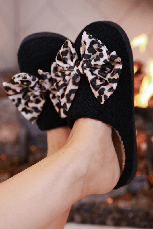 Cozy Bow Slippers