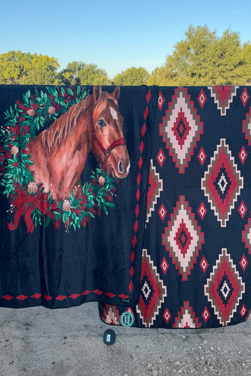 Horse Holly Blanket