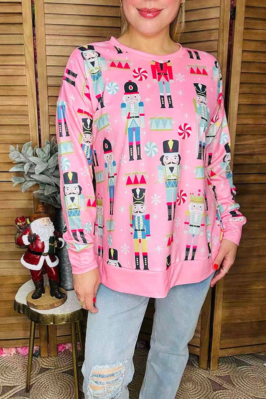 Pink Nutcracker Lightweight Sweatshirt