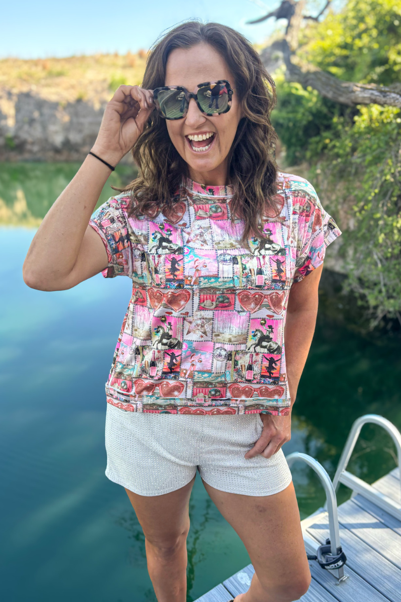 Cowgirl Glitter & Grit Top