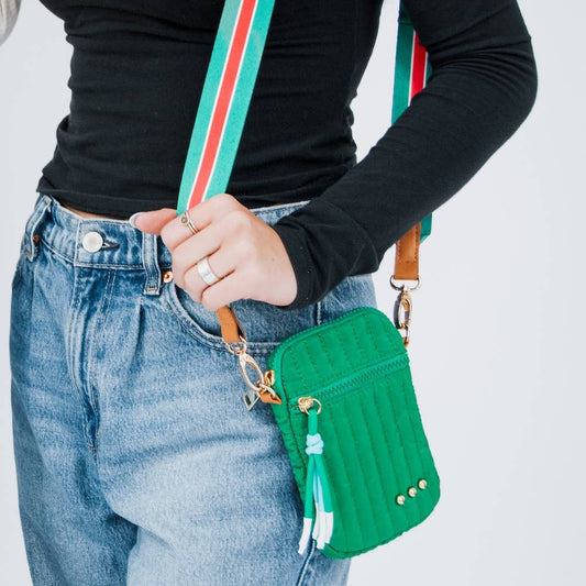 Quilted Crossbody - Green