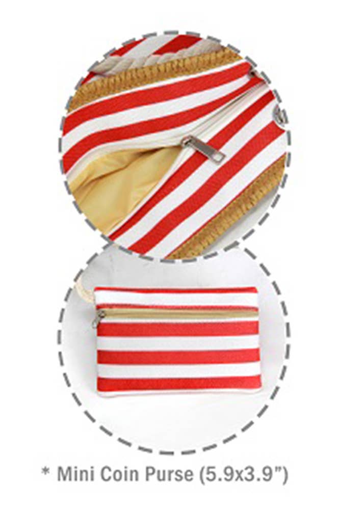 Stripe Beach Bag