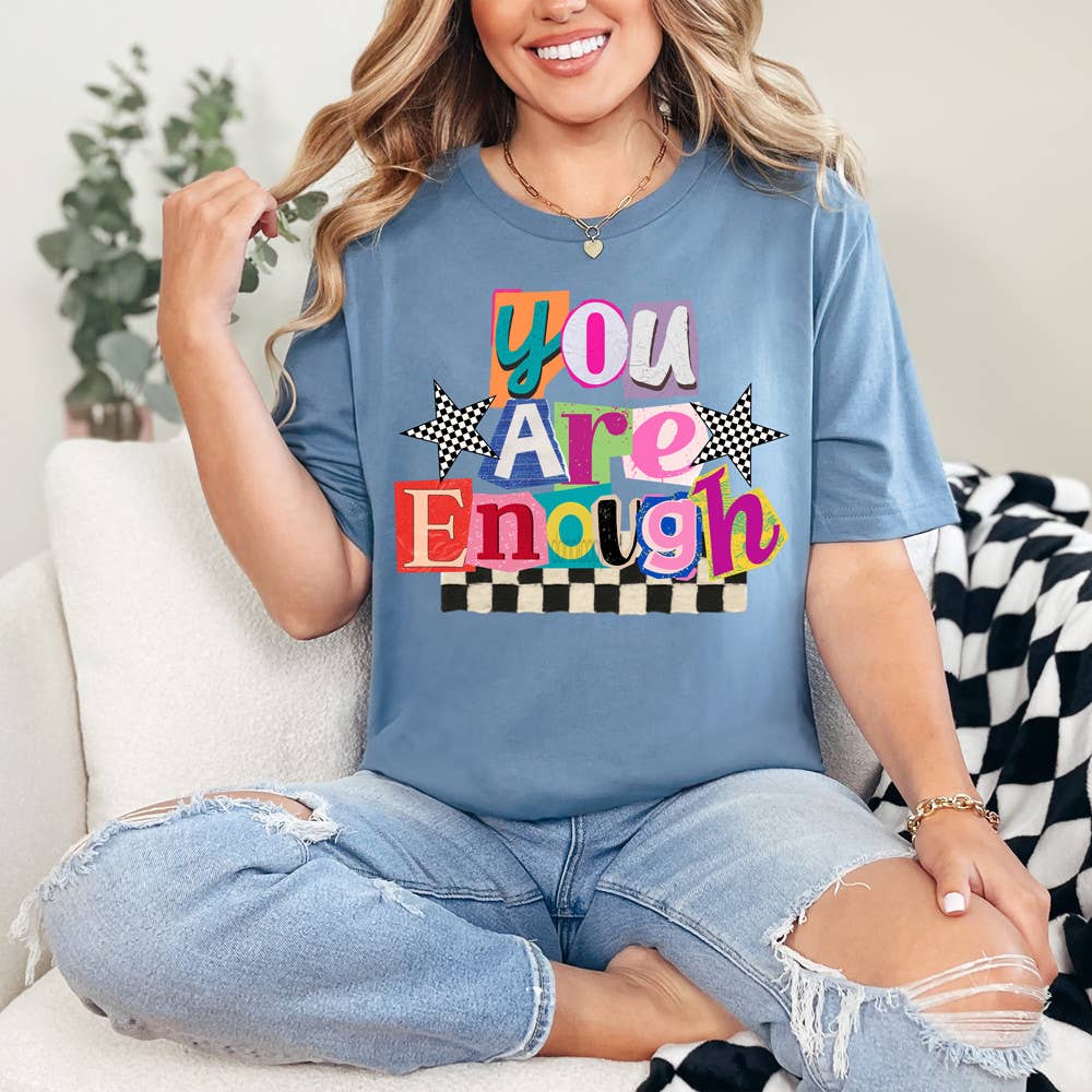 Trendy Transfers - Retro You Are Enough DTF Heat Transfer - Youth