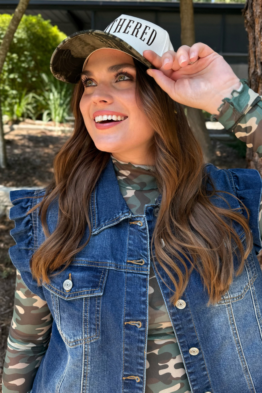 Unbothered Camo Hat