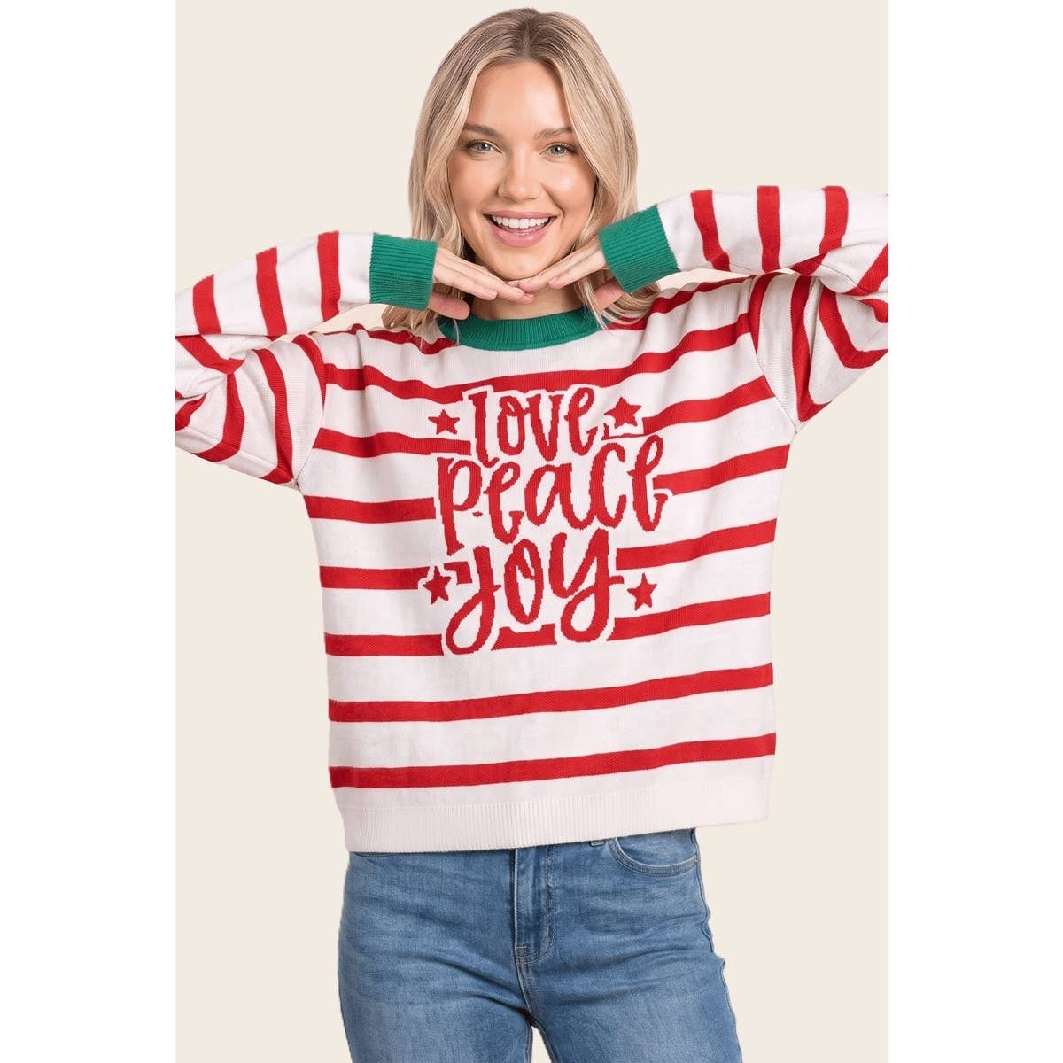Love Peace Joy Christmas Sweater