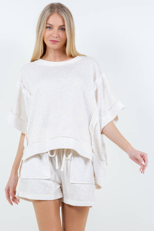 Oatmeal Terry Shorts