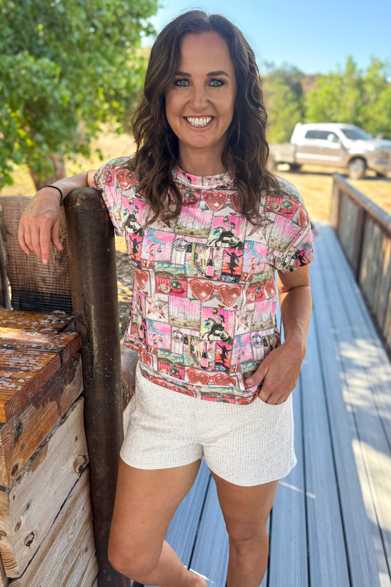 Cowgirl Glitter & Grit Top