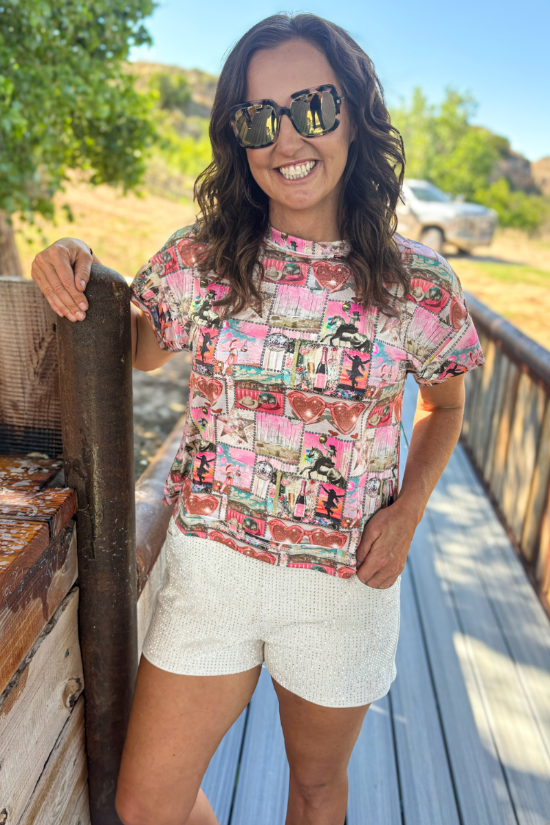 Cowgirl Glitter & Grit Top