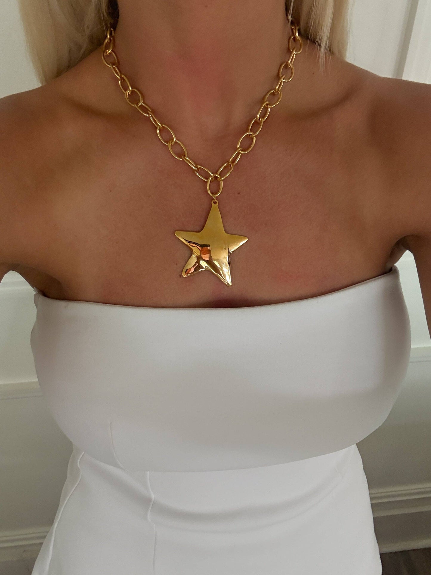 Gold Star Necklace