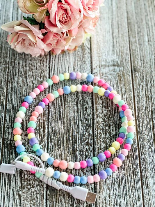 Colorful Beads Phone Charger