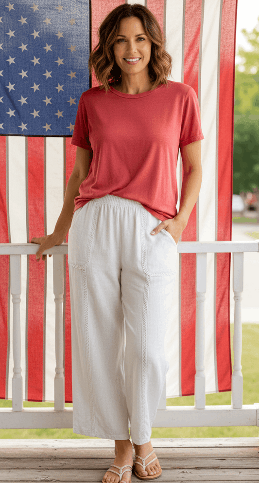 White Gauze Wide Leg - Style Junkie Boutique