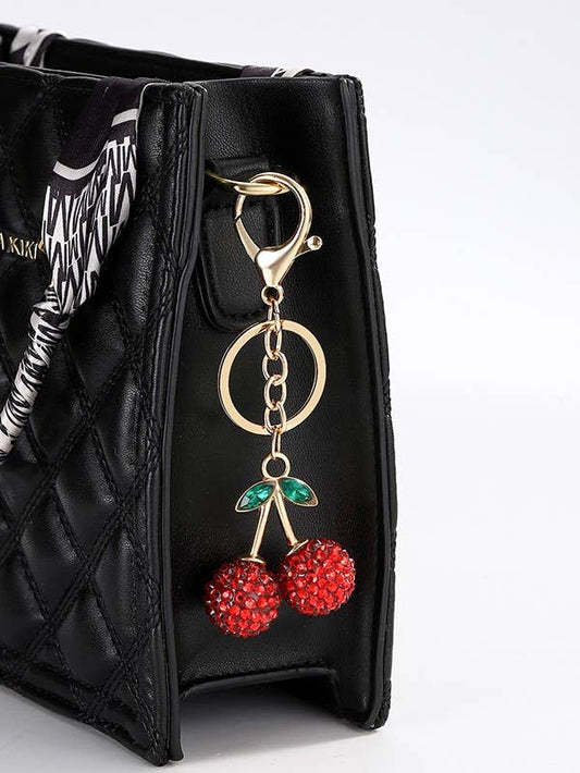 Bag Charm - Cherry Drop