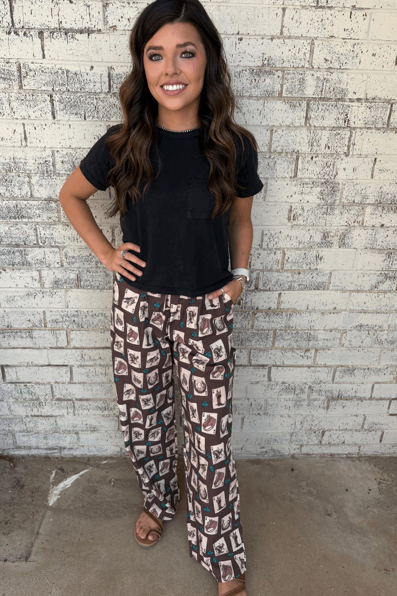 Cowgirl Boxer Lounge Pants