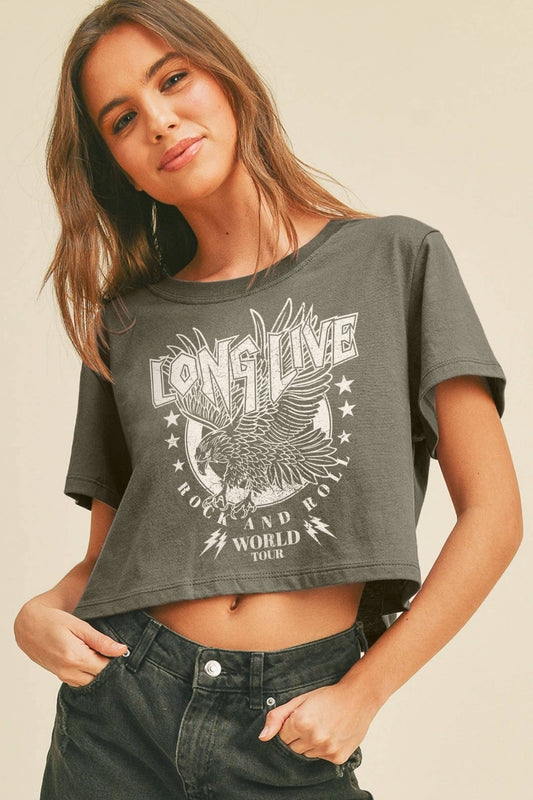 Rock & Roll Crop Top