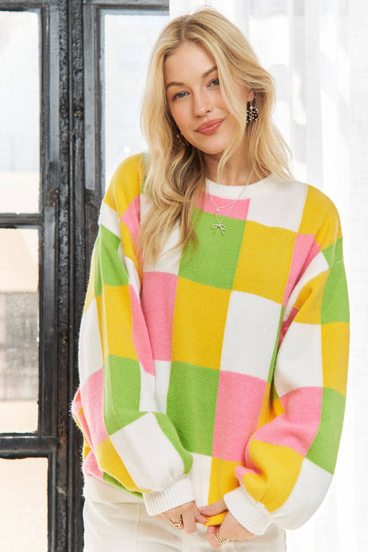 Colorblock Sweater
