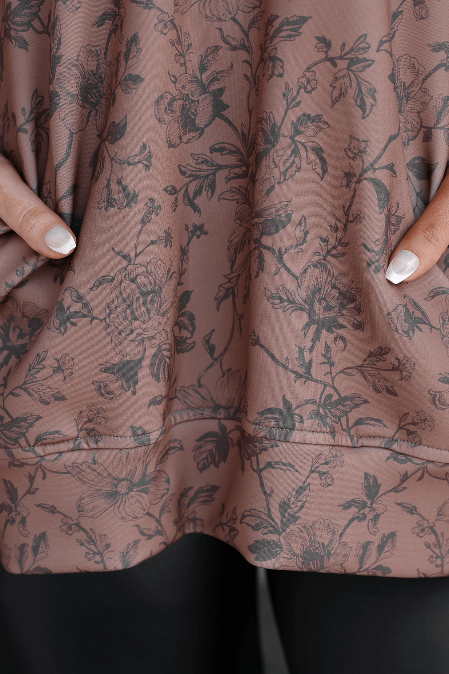 Rosewood Bloom Pullover