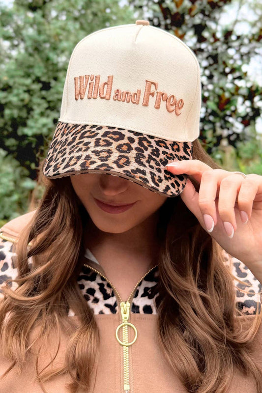 Leopard Wild & Free Trucker Hat