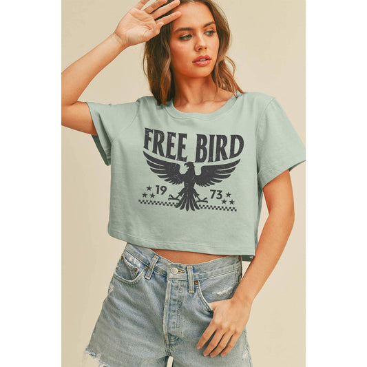 Free Bird Crop Tee