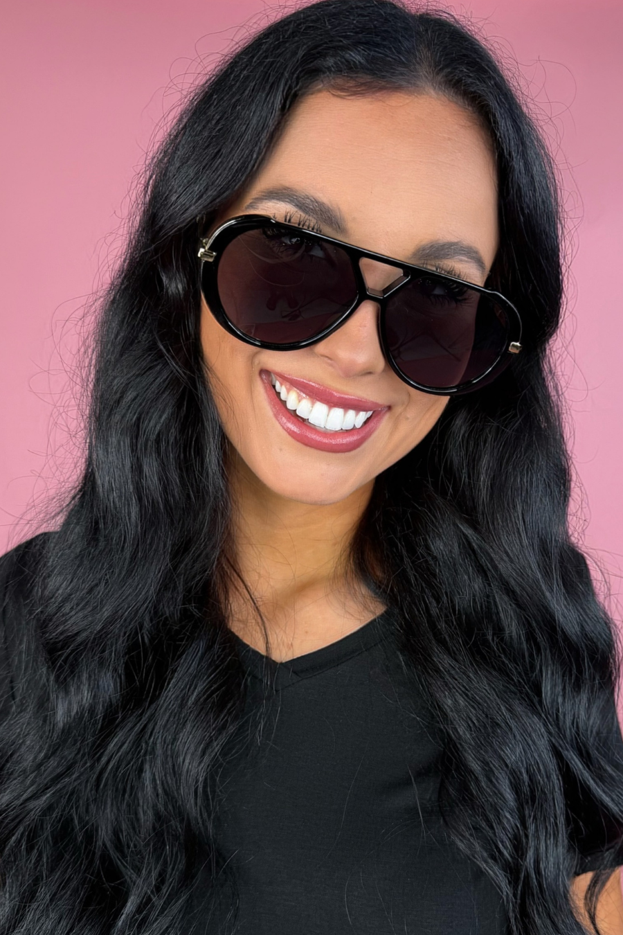 Cabana Calls Aviator Sunglasses - Black