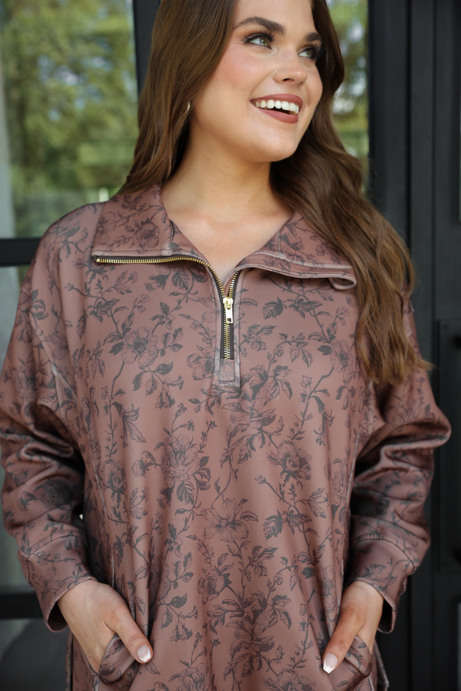 Rosewood Bloom Pullover