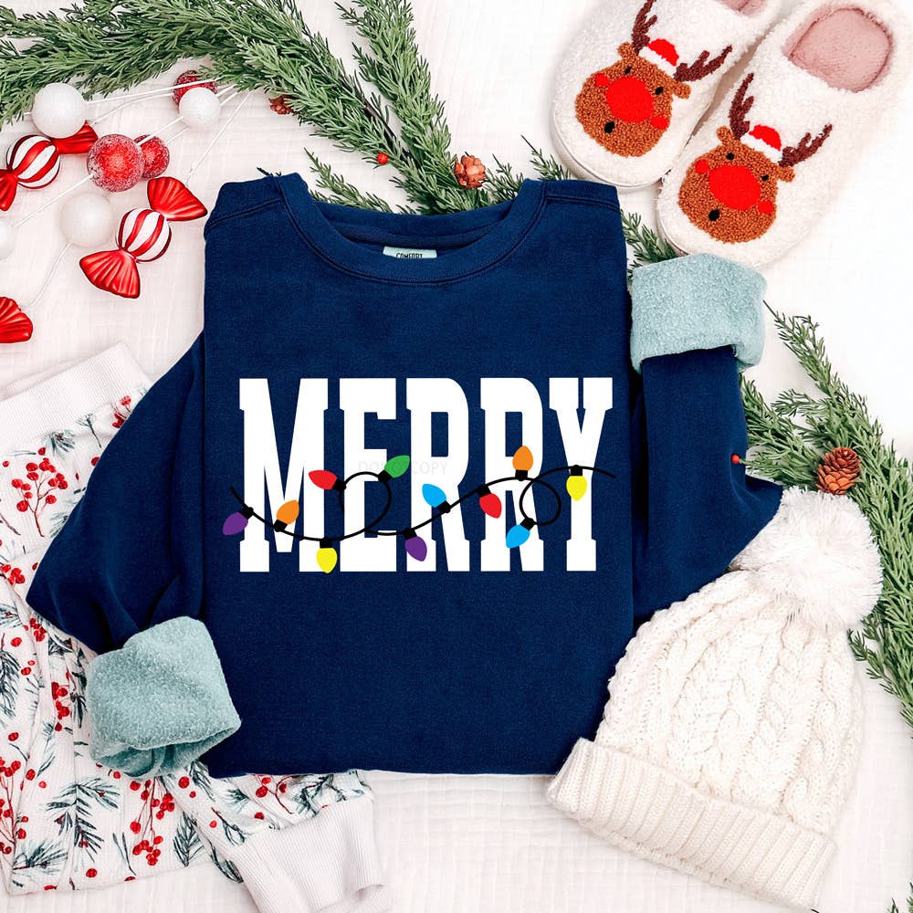 Merry Christmas Lights Tee