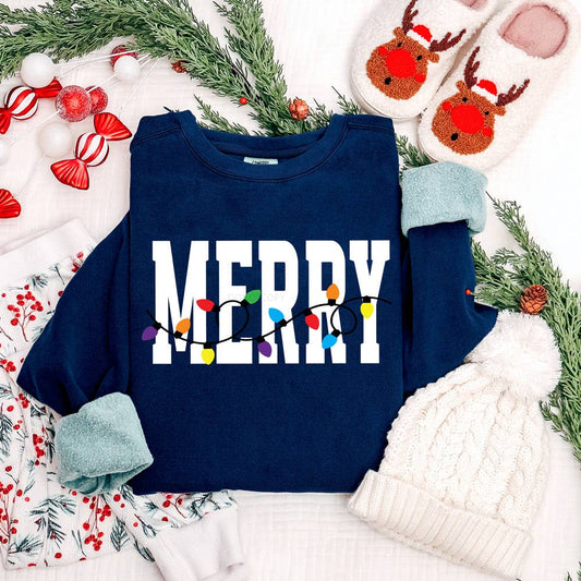 Merry Christmas Lights Tee