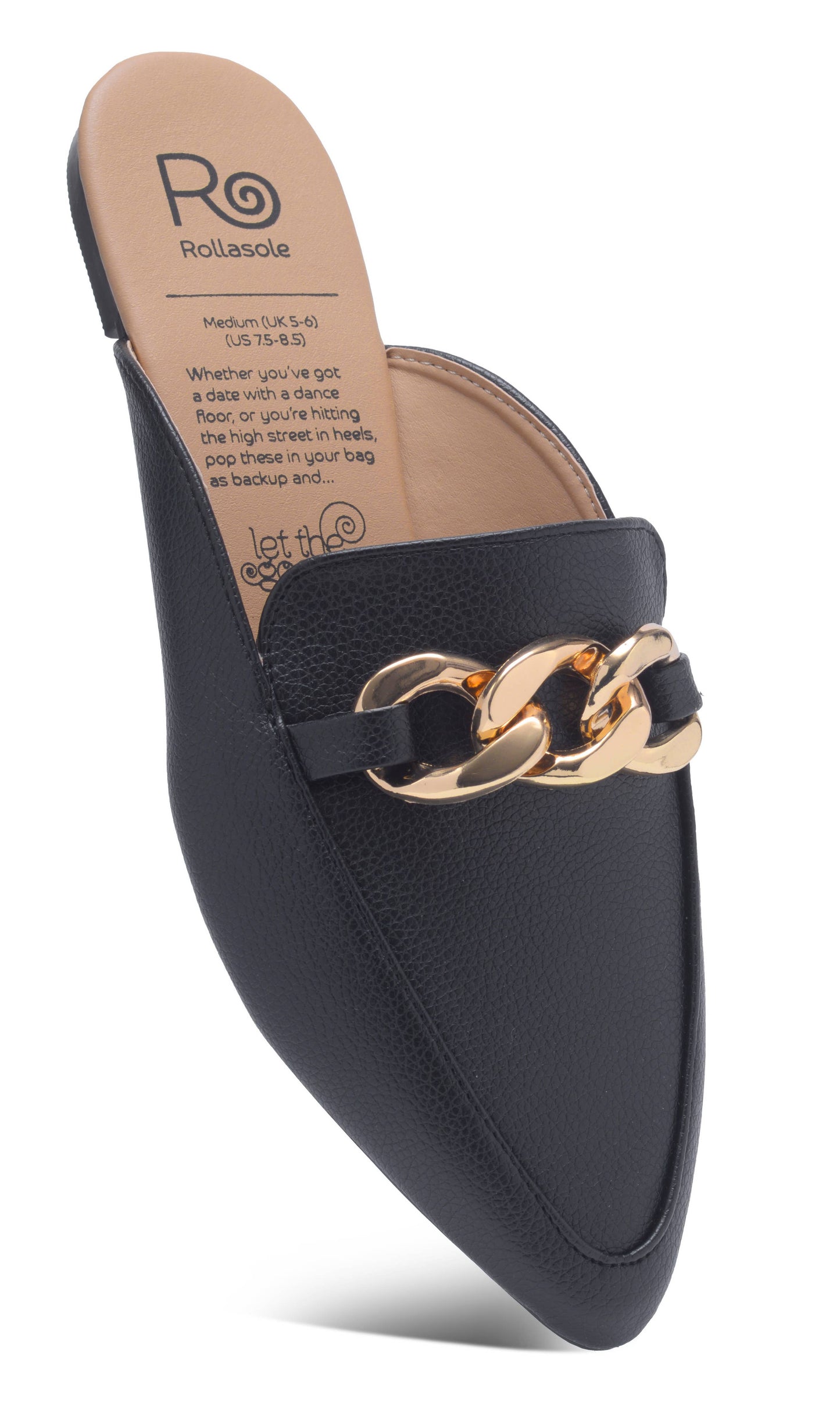 Downtown Girl Black Mule