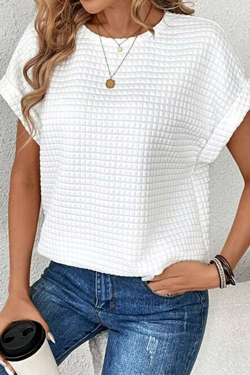 White Checkered Shirt